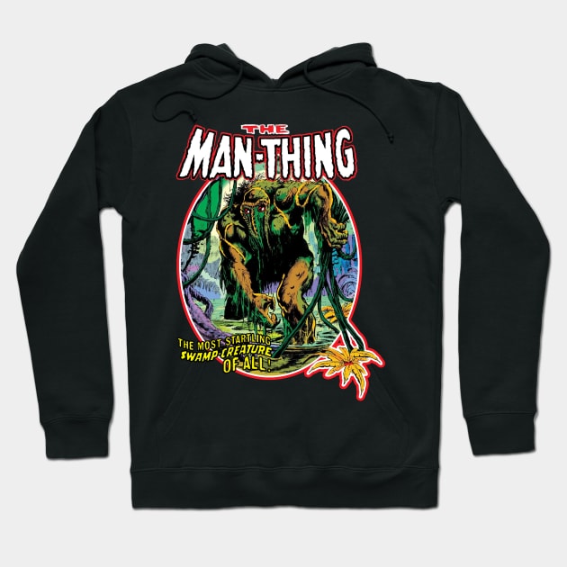 VINTAGE HORROR MAN-THING 1974 Hoodie by AxLSTORE